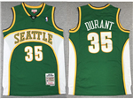 Seattle SuperSonics #35 Kevin Durant 2007-08 Green Hardwood Classics Jersey