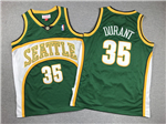 Seattle SuperSonics #35 Kevin Durant Youth 2007-08 Green Hardwood Classics Jersey
