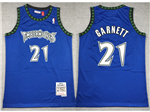Minnesota Timberwolves #21 Kevin Garnett 2003-04 Blue Hardwood Classics Jersey