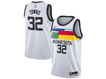 Minnesota Timberwolves #32 Karl-Anthony Towns 2022-23 White City Edition Swingman Jersey