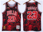 Chicago Bulls x Hebru Brantley #23 Michael Jordan Black 1995-96 Hardwood Classics Jersey