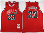 Chicago Bulls #23 Michael Jordan 1997-98 Red Hardwood Classics Jersey