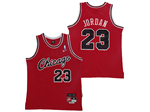 Chicago Bulls #23 Michael Jordan Red 1984-85 Hardwood Classics Jersey
