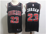 Chicago Bulls #23 Michael Jordan Black Swingman Jersey