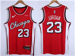 Chicago Bulls #23 Michael Jordan 2021-22 Red City Edition Swingman Jersey