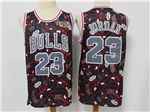 Chicago Bulls #23 Michael Jordan Black Tear Up Pack Hardwood Classic Jersey