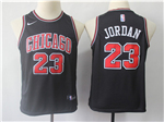 Chicago Bulls #23 Michael Jordan Youth Black Swingman Jersey