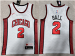 Chicago Bulls #2 Lonzo Ball 2022-23 White City Edition Swingman Jersey