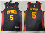 Atlanta Hawks #5 Dejounte Murray Black Statement Edition Swingman Jersey