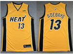 Miami Heat #13 Bam Adebayo 2020-21 Yellow Earned Edition Swingman Jersey