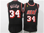 Miami Heat #34 Ray Allen 2012-13 Black Hardwood Classics Jersey