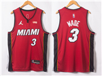 Miami Heat #3 Dwyane Wade 2020-21 Red Statement Swingman Jersey