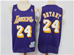 Los Angeles Lakers #24 Kobe Bryant Purple Hardwood Classic Jersey