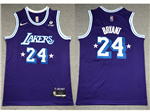 Los Angeles Lakers #24 Kobe Bryant 2021-22 Purple City Edition Swingman Jersey