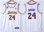Los Angeles Lakers #24 Kobe Bryant White Swingman Jersey