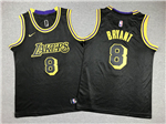 Los Angeles Lakers #8 Kobe Bryant Youth Black City Edition Swingman Jersey