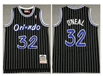 Orlando Magic #32 Shaquille O'Neal Youth 1994-45 Black Hardwood Classics Jersey