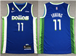 Dallas Mavericks #11 Kyrie Irving 2022-23 Blue City Edition Swingman Jersey
