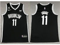 Brooklyn Nets #11 Kyrie Irving Black Swingman Jersey
