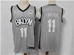 Brooklyn Nets #11 Kyrie Irving 2020-21 Gray Statement Swingman Jersey