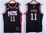 Brooklyn Nets #11 Kyrie Irving 2021-22 Navy City Edition Swingman Jersey