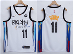 Brooklyn Nets #11 Kyrie Irving 2020-21 White City Edition Swingman Jersey