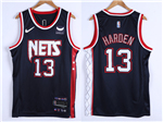 Brooklyn Nets #13 James Harden 2021-22 Navy City Edition Swingman Jersey
