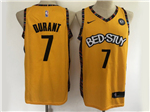 Brooklyn Nets #7 Kevin Durant 2020-21 Gold Biggie Swingman Jersey