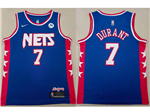 Brooklyn Nets #7 Kevin Durant Blue Classic Edition Swingman Jersey