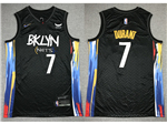 Brooklyn Nets #7 Kevin Durant 2020-21 Black City Edition Swingman Jersey