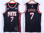 Brooklyn Nets #7 Kevin Durant 2021-22 Navy City Edition Swingman Jersey