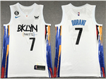 Brooklyn Nets #7 Kevin Durant 2022-23 White City Edition Swingman Jersey