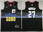 Denver Nuggets #27 Jamal Murray 2023-24 Black City Edition Swingman Jersey