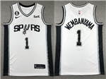 San Antonio Spurs #1 Victor Wembanyama White Swingman Jersey