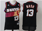 Phoenix Suns #13 Steve Nash Black Hardwood Classic Jersey