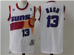Phoenix Suns #13 Steve Nash White Hardwood Classic Jersey