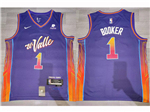 Phoenix Suns #1 Devin Booker 2023-24 Purple City Edition Swingman Jersey