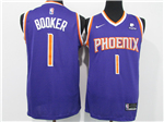 Phoenix Suns #1 Devin Booker Purple Swingman Jersey
