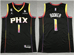 Phoenix Suns #1 Devin Booker 2022-24 Black Statement Edition Swingman Jersey