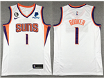 Phoenix Suns #1 Devin Booker White Swingman Jersey