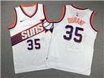 Phoenix Suns #35 Kevin Durant Youth 2023-24 New White Swingman Jersey