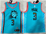 Phoenix Suns #3 Chris Paul 2022-23 Teal City Edition Swingman Jersey