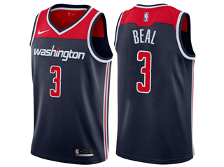 Washington Wizards #3 Bradley Beal Navy Swingman Jersey