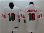 San Francisco 49ers #10 Jimmy Garoppolo White Color Rush Limited Jersey