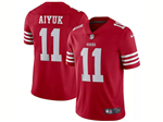San Francisco 49ers #11 Brandon Aiyuk Red Vapor Limited Jersey