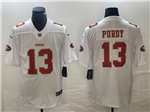 San Francisco 49ers #13 Brock Purdy Tundra White Fashion Limited Jersey