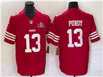 San Francisco 49ers #13 Brock Purdy Red Super Bowl LVIII F.U.S.E. Limited Jersey