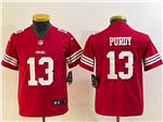San Francisco 49ers #13 Brock Purdy Youth 2022 Red Vapor Limited Jersey
