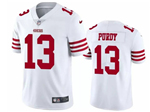 San Francisco 49ers #13 Brock Purdy Youth 2022 White Vapor Limited Jersey