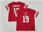 San Francisco 49ers #19 Deebo Samuel Toddler Red Vapor Limited Jersey